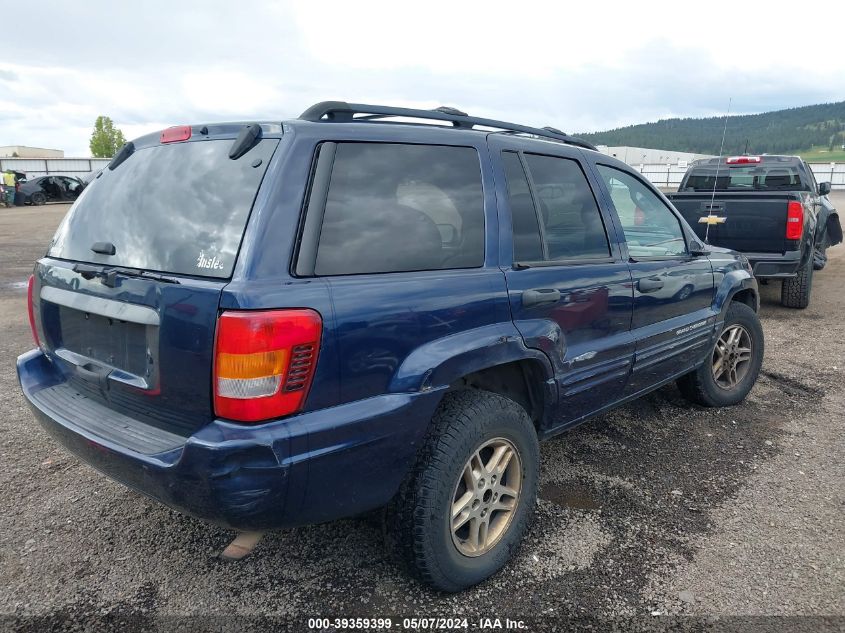 2004 Jeep Grand Cherokee Laredo VIN: 1J4GW48S74C235682 Lot: 39359399