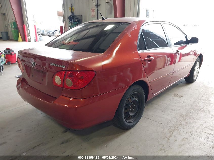 2006 Toyota Corolla Le VIN: 1NXBR32E26Z740395 Lot: 39359425