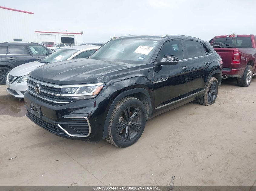 2021 Volkswagen Atlas Cross Sport 3.6L V6 Se W/Technology R-Line VIN: 1V2PE2CA1MC216068 Lot: 39359441