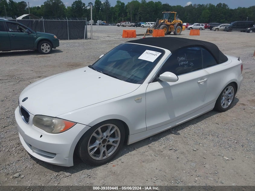 2008 BMW 128I VIN: WBAUL73578VE86362 Lot: 39359445