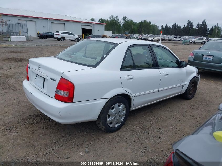 2001 Mazda Protege Dx/Lx VIN: JM1BJ222510468047 Lot: 39359485