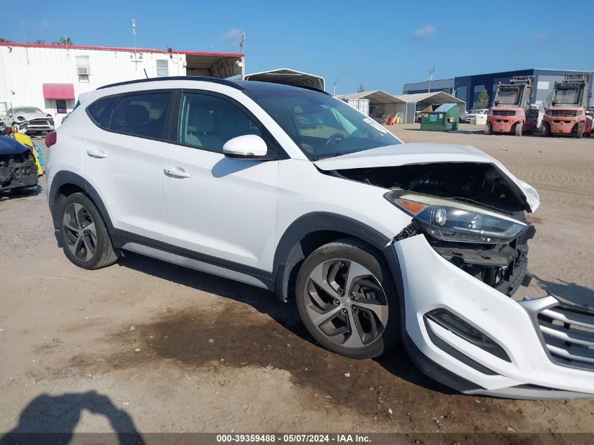 2017 Hyundai Tucson Value VIN: KM8J33A2XHU558614 Lot: 39359488