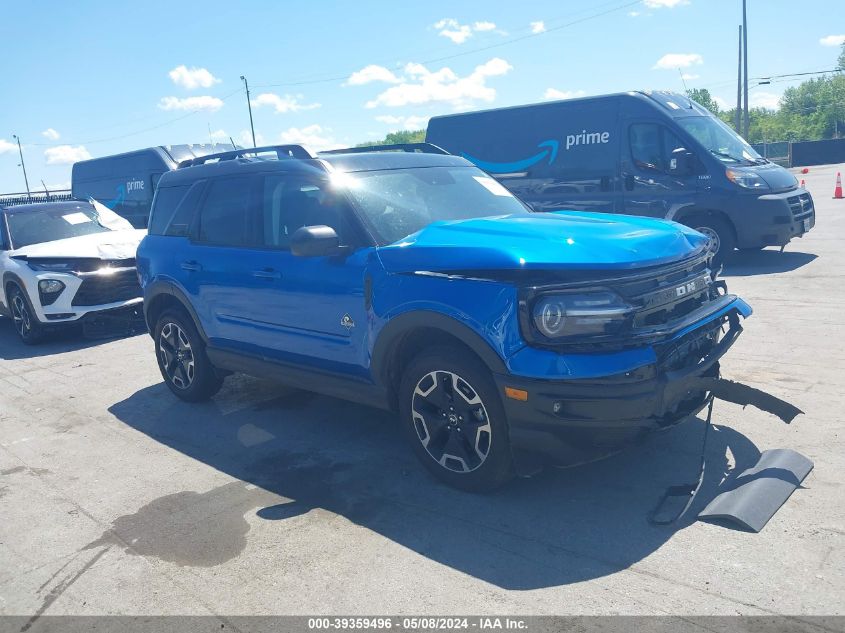 2022 Ford Bronco Sport Outer Banks VIN: 3FMCR9C66NRD99104 Lot: 39359496