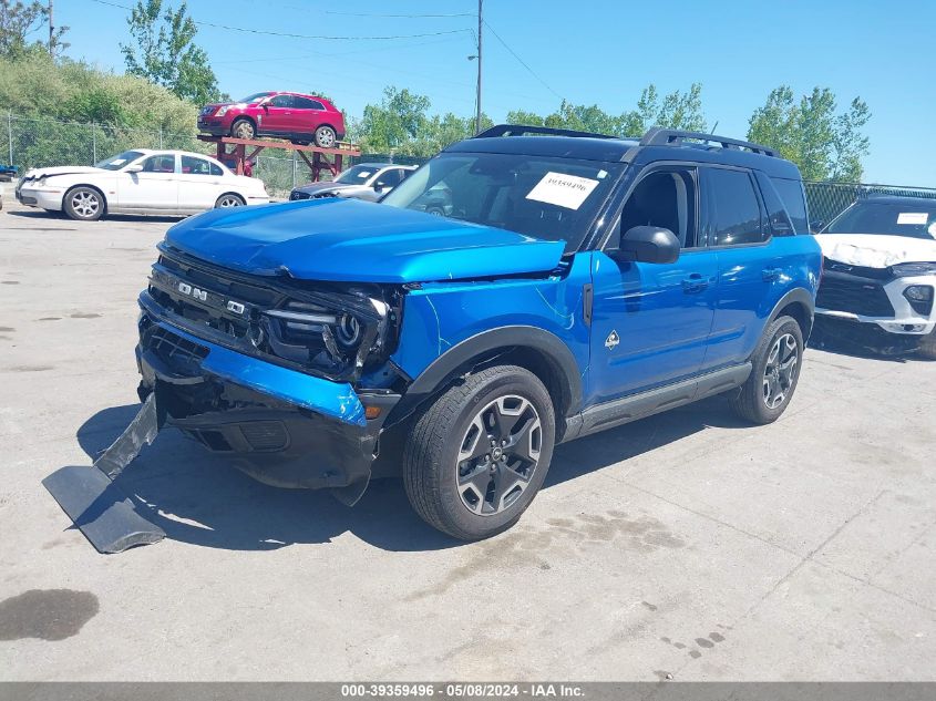 2022 Ford Bronco Sport Outer Banks VIN: 3FMCR9C66NRD99104 Lot: 39359496