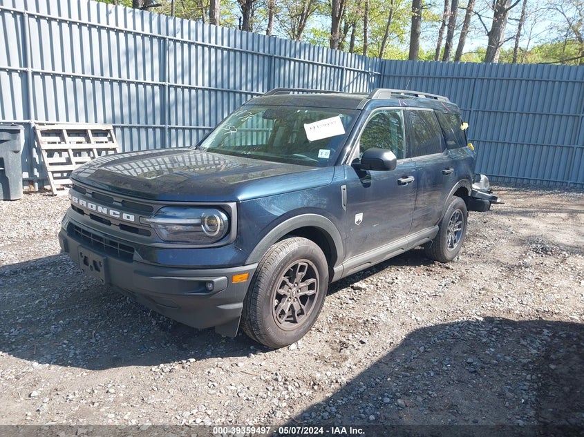 2021 Ford Bronco Sport Big Bend VIN: 3FMCR9B63MRB37654 Lot: 39359497