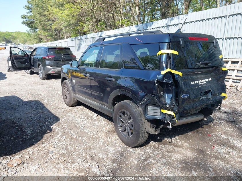 2021 Ford Bronco Sport Big Bend VIN: 3FMCR9B63MRB37654 Lot: 39359497