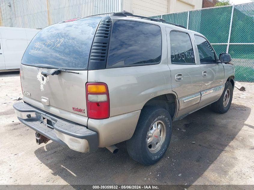 2002 GMC Yukon Slt VIN: 1GKEK13Z92J308334 Lot: 39359532