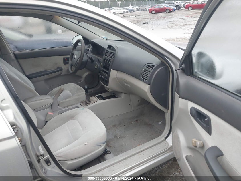 2004 Kia Spectra Ex/Lx VIN: KNAFE121245042442 Lot: 39359533