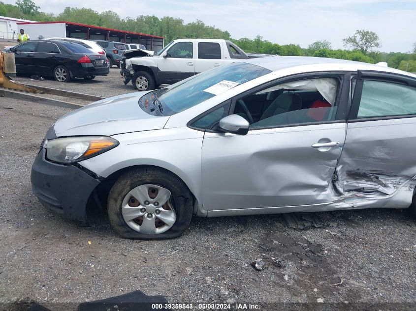 2015 Kia Forte Lx VIN: KNAFK4A64F5371850 Lot: 39359543