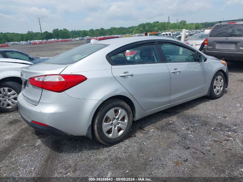 2015 Kia Forte Lx VIN: KNAFK4A64F5371850 Lot: 39359543