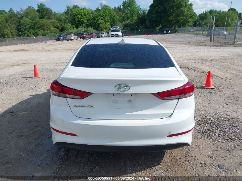 2018 Hyundai Elantra Sel VIN: 5NPD84LF2JH319597 Lot: 39359551