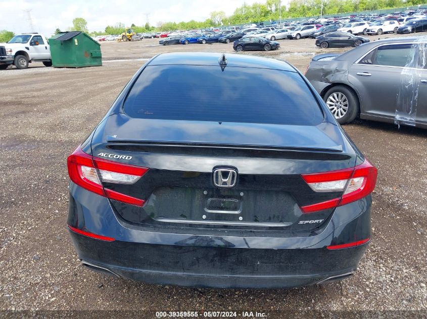 2021 Honda Accord Sport VIN: 1HGCV1F35MA110050 Lot: 39359555