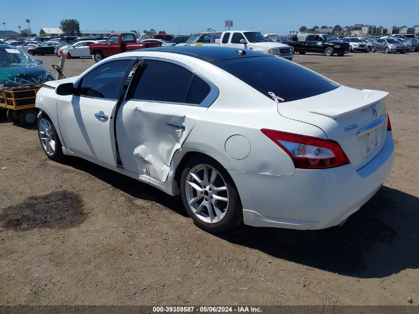 2011 Nissan Maxima 3.5 Sv VIN: 1N4AA5AP2BC845899 Lot: 39359587