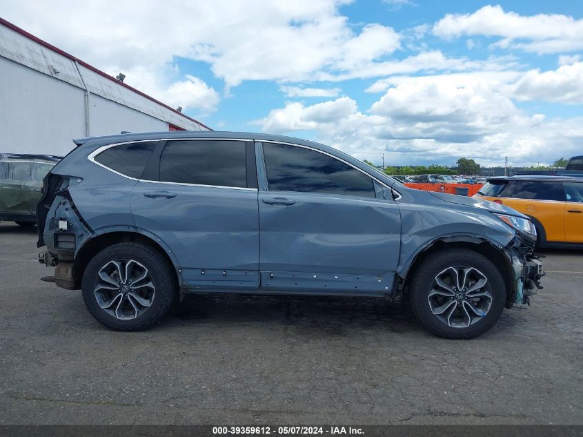 2022 Honda Cr-V Awd Ex-L VIN: 2HKRW2H82NH607216 Lot: 39359612