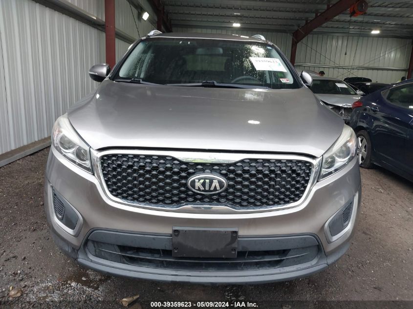 2016 Kia Sorento 2.4L Lx VIN: 5XYPG4A38GG076015 Lot: 39359623