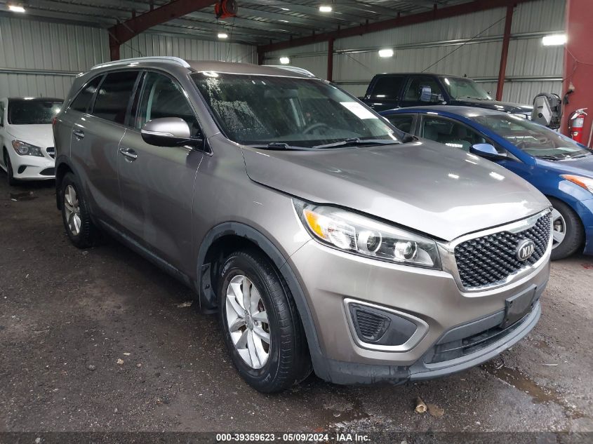 2016 Kia Sorento 2.4L Lx VIN: 5XYPG4A38GG076015 Lot: 39359623