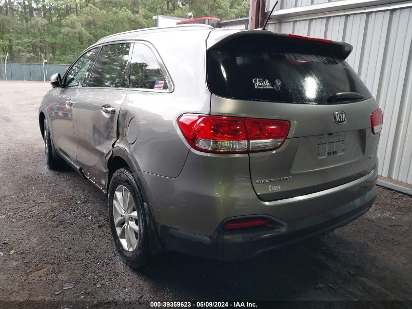 2016 Kia Sorento 2.4L Lx VIN: 5XYPG4A38GG076015 Lot: 39359623