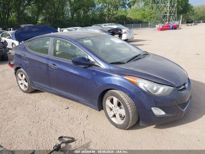 2013 Hyundai Elantra Gls VIN: 5NPDH4AE3DH311071 Lot: 39359649