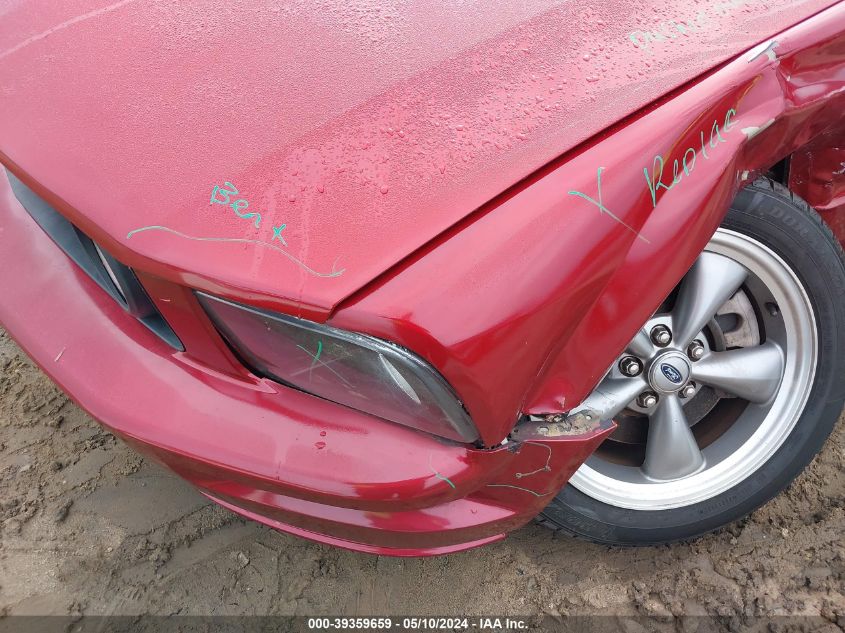 2006 Ford Mustang Gt VIN: 1ZVFT82H765262982 Lot: 39359659