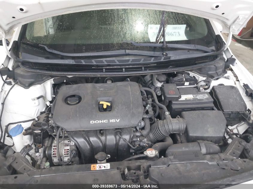 2017 Kia Forte Lx VIN: 3KPFK4A7XHE099307 Lot: 39359673