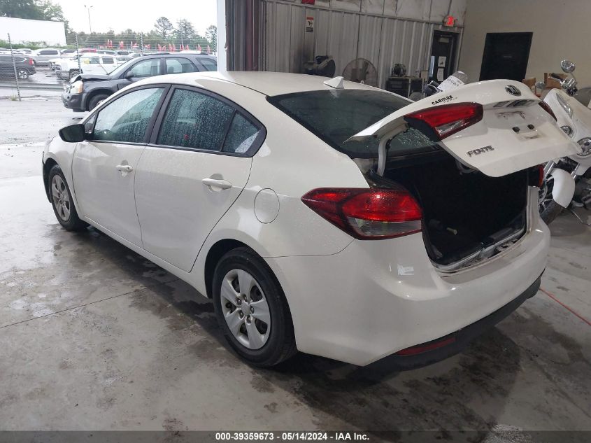 2017 Kia Forte Lx VIN: 3KPFK4A7XHE099307 Lot: 39359673