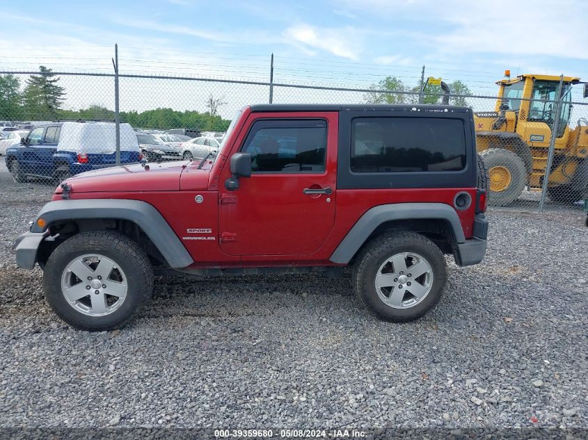 2013 Jeep Wrangler Sport VIN: 1C4AJWAG4DL560723 Lot: 39359680