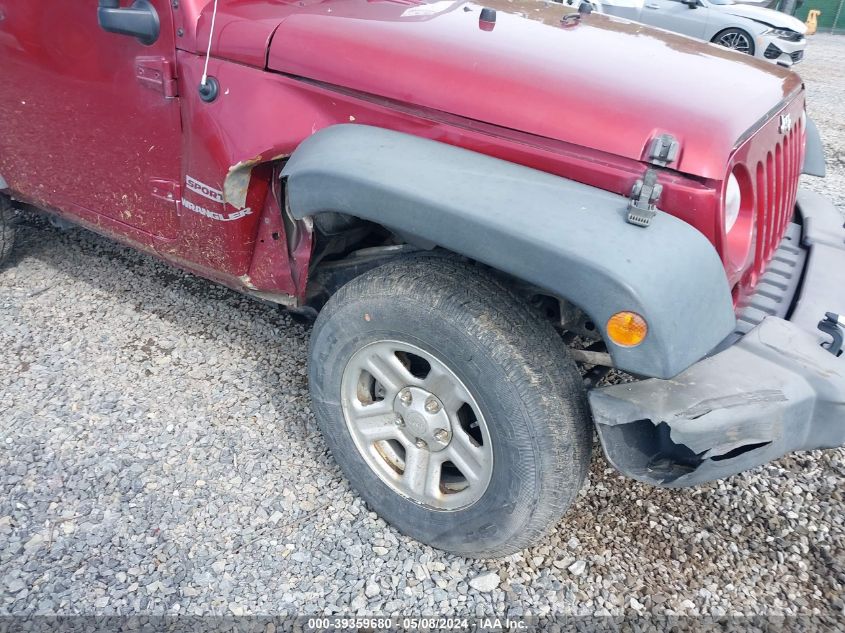 2013 Jeep Wrangler Sport VIN: 1C4AJWAG4DL560723 Lot: 39359680