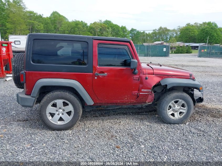 2013 Jeep Wrangler Sport VIN: 1C4AJWAG4DL560723 Lot: 39359680