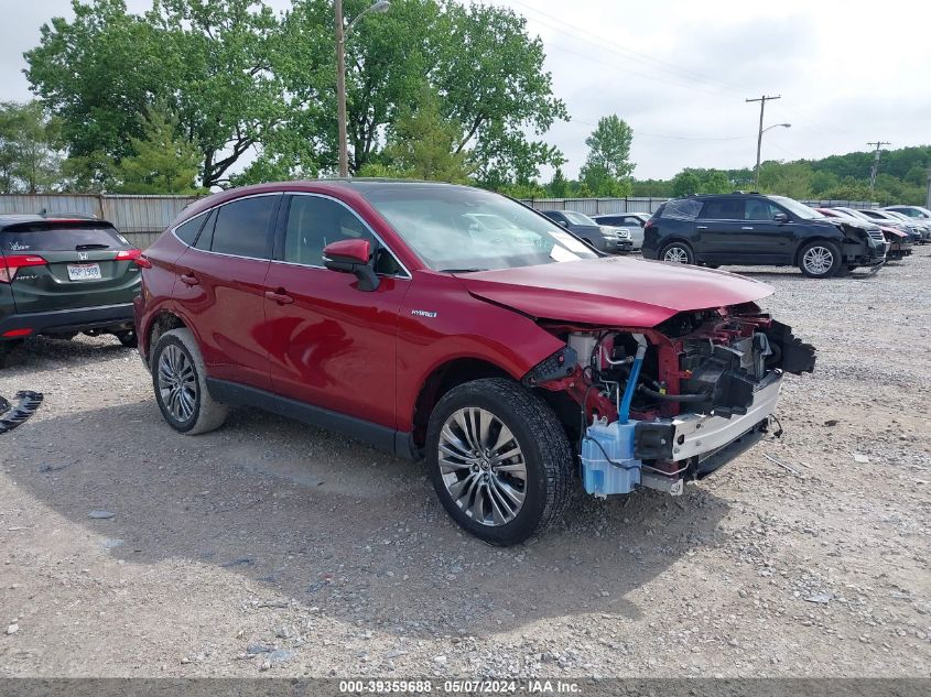 2021 Toyota Venza Limited VIN: JTEAAAAH8MJ055626 Lot: 39359688