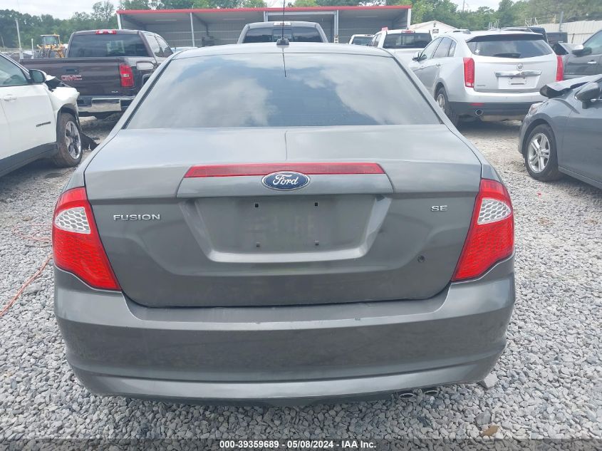 2012 Ford Fusion Se VIN: 3FAHP0HA2CR206801 Lot: 39359689