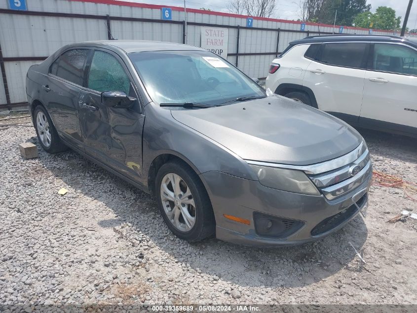 2012 Ford Fusion Se VIN: 3FAHP0HA2CR206801 Lot: 39359689