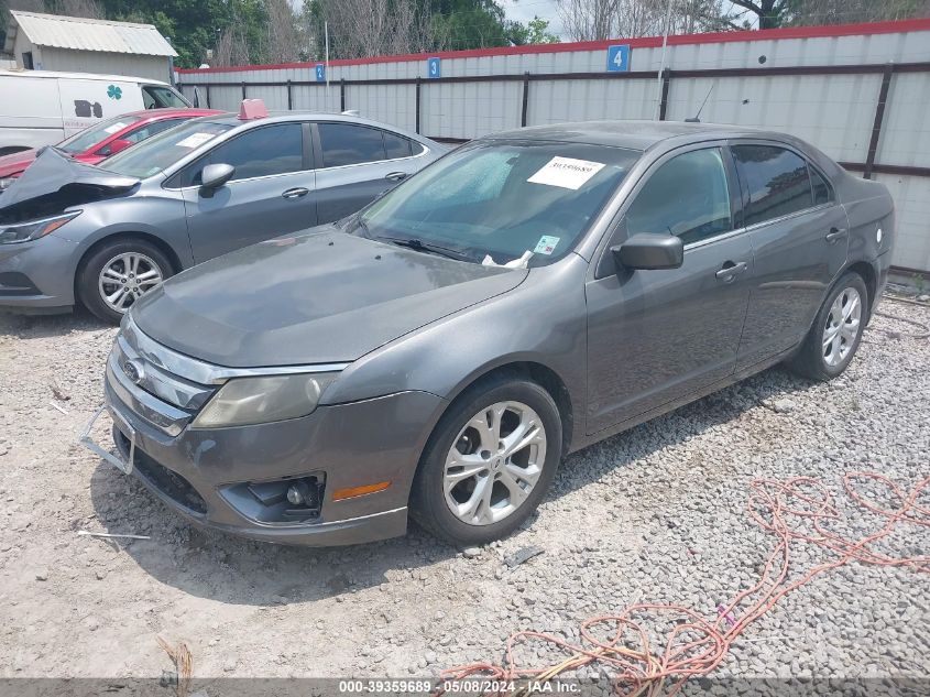 2012 Ford Fusion Se VIN: 3FAHP0HA2CR206801 Lot: 39359689