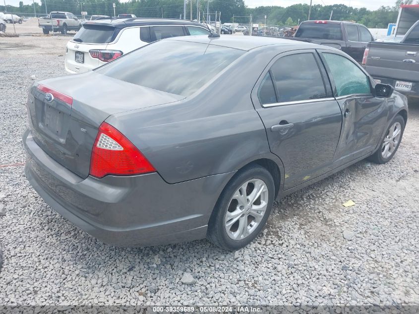 2012 Ford Fusion Se VIN: 3FAHP0HA2CR206801 Lot: 39359689