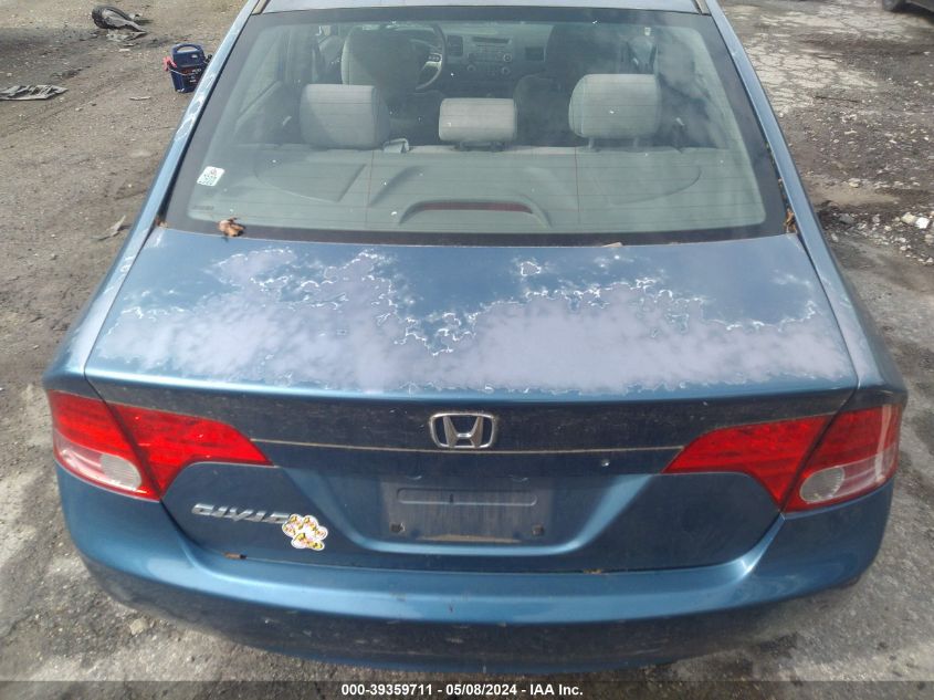 2006 Honda Civic Lx VIN: 2HGFA16586H504088 Lot: 39359711