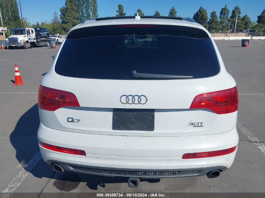 2015 Audi Q7 3.0T S Line Prestige VIN: WA1DGAFE5FD013151 Lot: 39359734