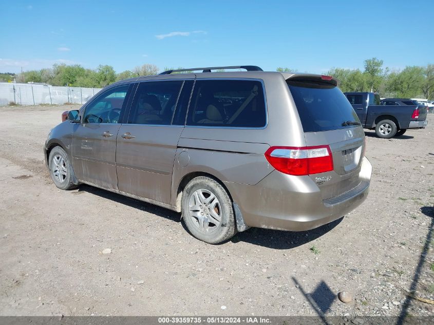 2007 Honda Odyssey Ex-L VIN: 5FNRL38727B427581 Lot: 39359735