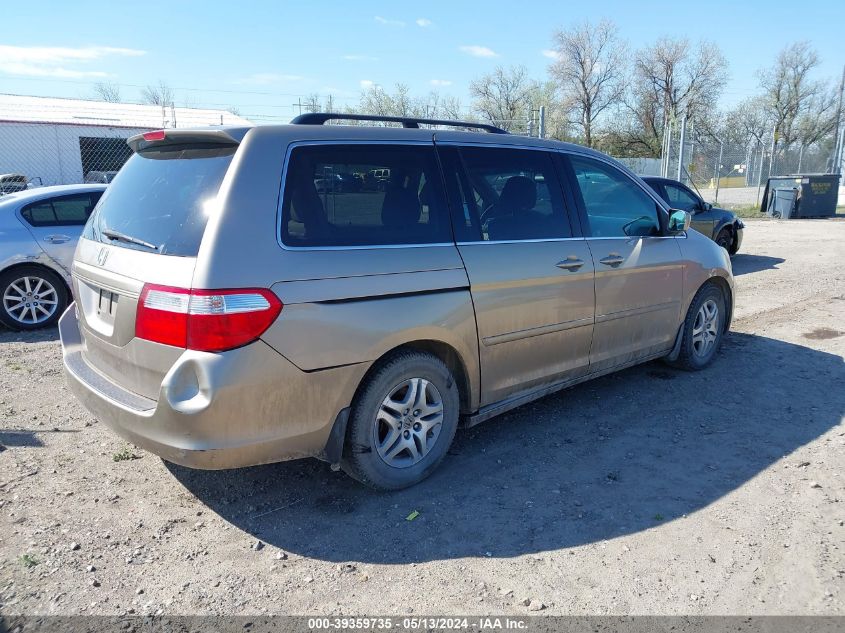 2007 Honda Odyssey Ex-L VIN: 5FNRL38727B427581 Lot: 39359735