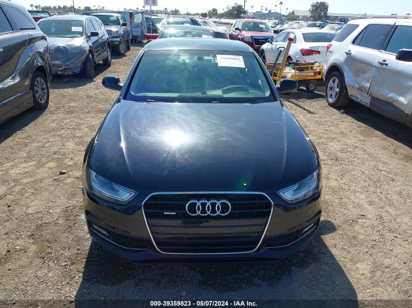 2014 Audi A4 2.0T Premium VIN: WAUFFAFL4EN012143 Lot: 39359823