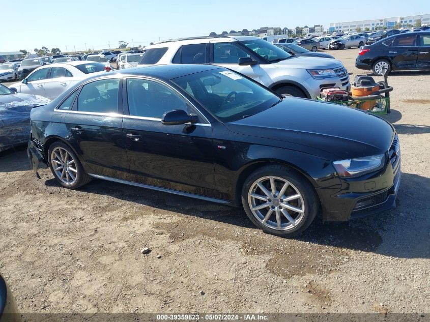 2014 Audi A4 2.0T Premium VIN: WAUFFAFL4EN012143 Lot: 39359823