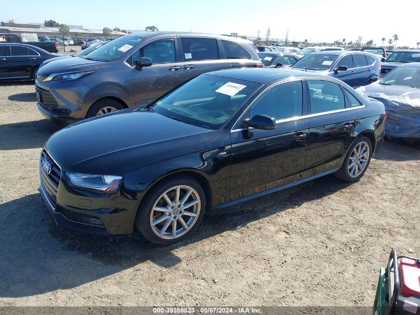 2014 Audi A4 2.0T Premium VIN: WAUFFAFL4EN012143 Lot: 39359823