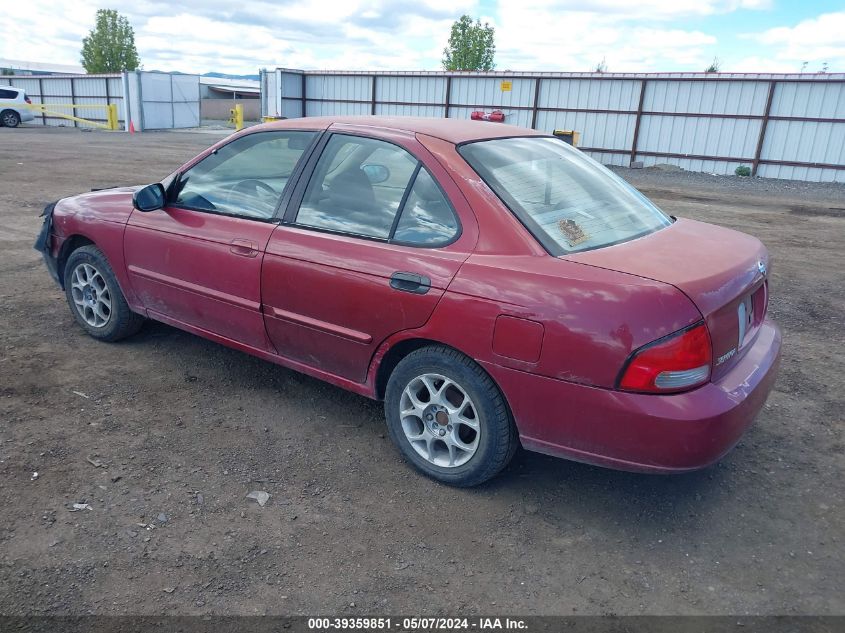 2000 Nissan Sentra Gxe/Xe VIN: 3N1CB51DXYL319753 Lot: 39359851