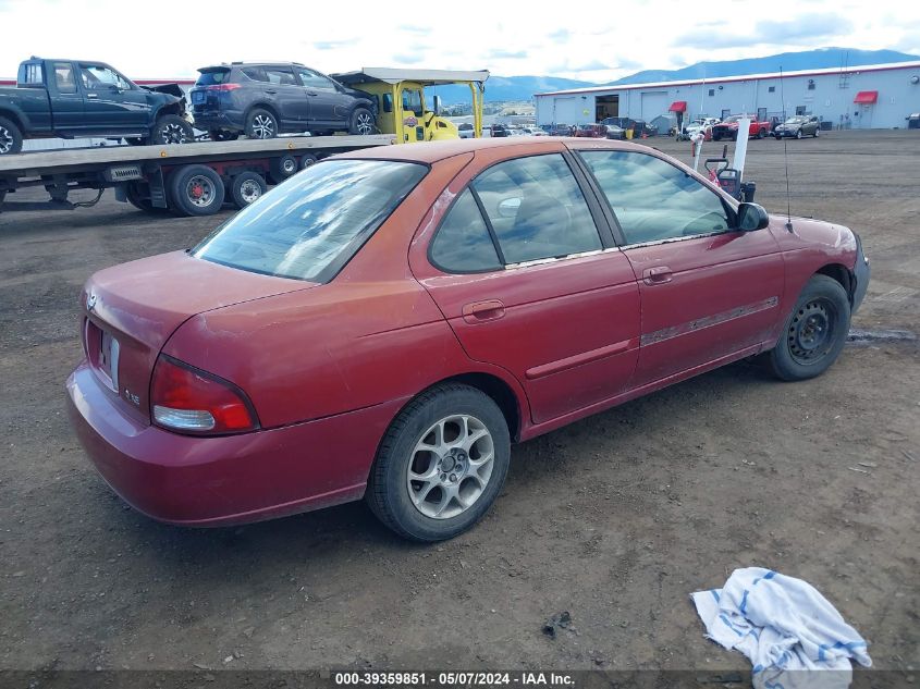 2000 Nissan Sentra Gxe/Xe VIN: 3N1CB51DXYL319753 Lot: 39359851