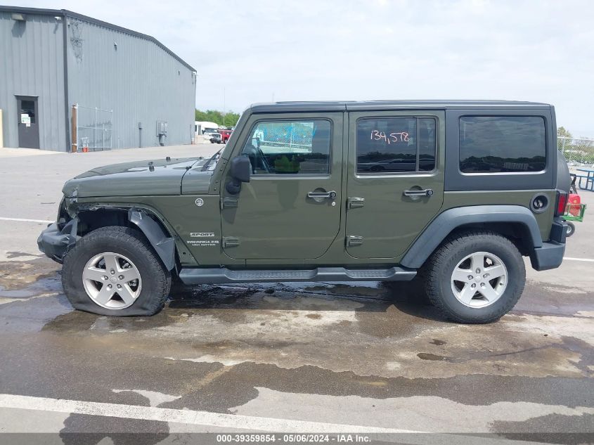 2015 Jeep Wrangler Unlimited Sport VIN: 1C4BJWDG6FL762627 Lot: 39359854