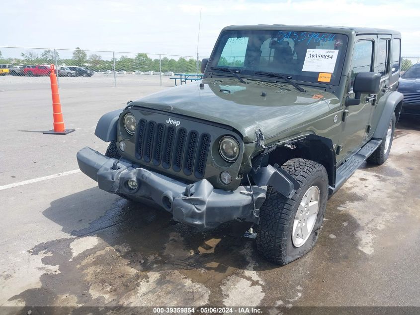 2015 Jeep Wrangler Unlimited Sport VIN: 1C4BJWDG6FL762627 Lot: 39359854