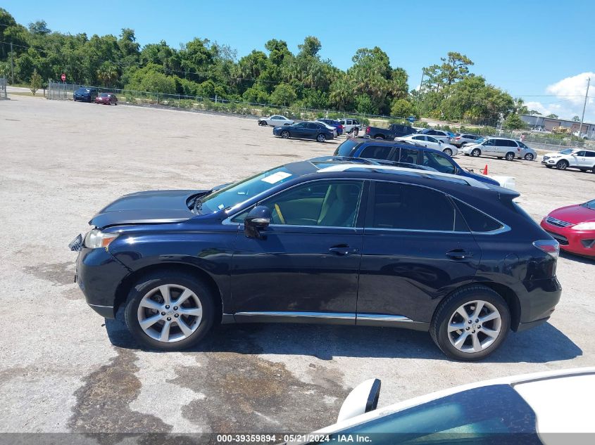 2010 Lexus Rx 350 VIN: 2T2ZK1BA8AC021114 Lot: 39359894