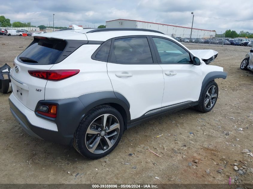 2021 Hyundai Kona Ultimate VIN: KM8K53A58MU715897 Lot: 39359896