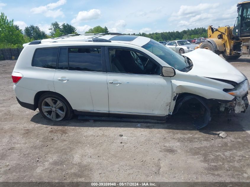 2012 Toyota Highlander Limited V6 VIN: 5TDDK3EHXCS100751 Lot: 39359948