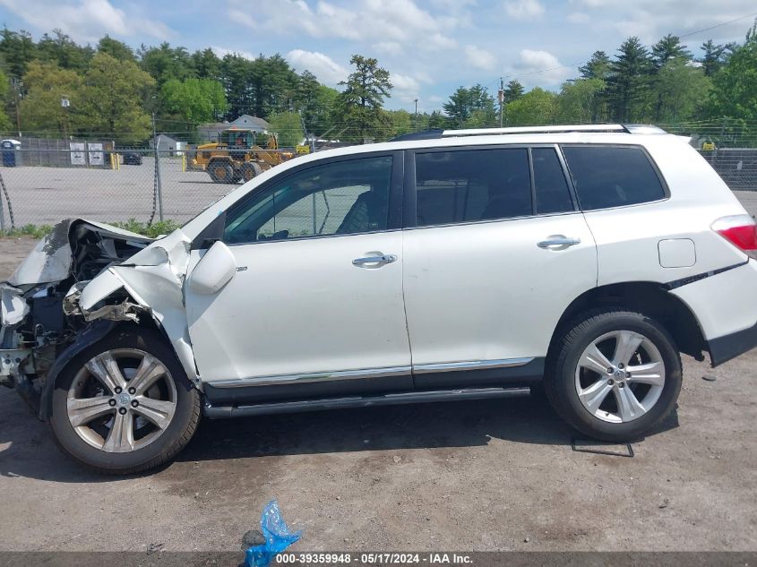 2012 Toyota Highlander Limited V6 VIN: 5TDDK3EHXCS100751 Lot: 39359948