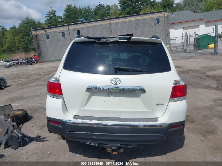 2012 Toyota Highlander Limited V6 VIN: 5TDDK3EHXCS100751 Lot: 39359948