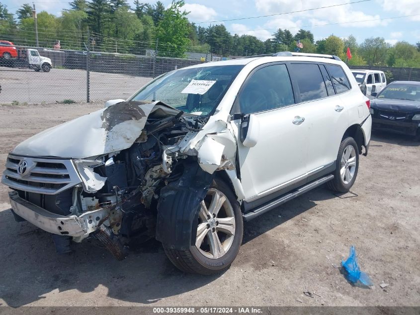 2012 Toyota Highlander Limited V6 VIN: 5TDDK3EHXCS100751 Lot: 39359948